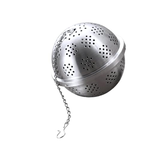 LABRIMP Stainless Steel Mesh Tea Infuser Ball Long Chain Hook Reusable Spice Ball Filter for Loose Leaf Tea for Brewing for Home