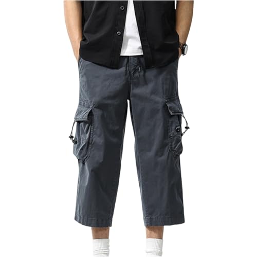 Short hommes multipoches anti-déchirure style baggy coupe droite casual