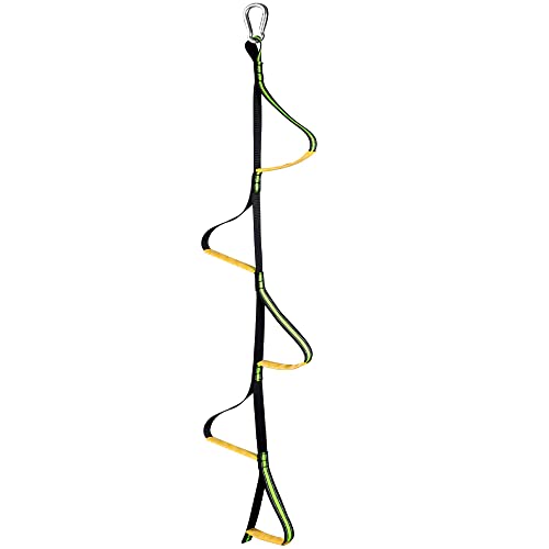 5 Step Climbing Aider,Lightweight Rope Aider ,Adjustable Etrier Foot Ascender Loop For Rock Climbing Rescue Work At Height,Swim Ladder For Sailboat #TOP23