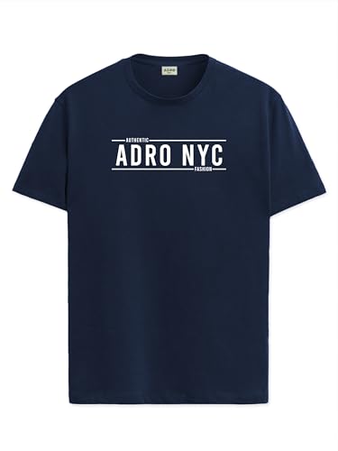 T-shirt imprime pour homme ADRO en coton de qualite superieure pour le quotidien