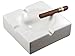 Visol Lokken Ceramic Patio Cigar Ashtray, White