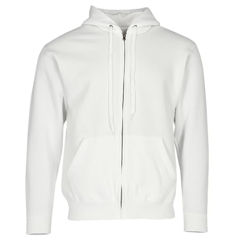 Fruit of the Loom - Hooded Sweat Jacket - Modell 2013 XL,White