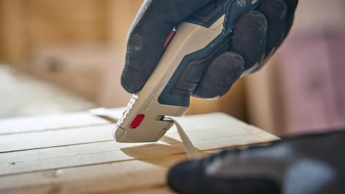 Image of BOSCH H11-13000-1 Retractable Utility Knife | Optimal Cutting Performance, Cushioned Slide Button, Integrated Blade Storage - Includes 3 Blades