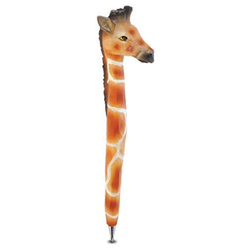 Planet Pens Giraffe Novelty Pen - Cute Fun & Unique Kids & Adults Office Supplies Ballpoint Pen, Colorful Zoo Animal Writing Pen Instrument For Cool Stationery School & Office Desk Decor Accessories