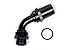 Fragola Fitting, Hose End, Race-Rite, Crimp-On, 60 Degree, 10 an Hose Crimp to 7/8-14 in Male O-Ring, Aluminum, Black Anodize, Each