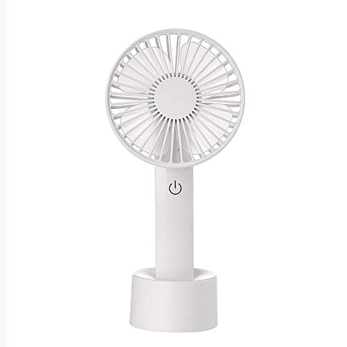 Tragbar USB Ventilator Handventilator, Standventilator Handventilator - Tragbarer Wiederaufladbar - 3 Geschwindigkeit Einstellbar - für Schlafzimmer