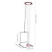 HAPPCUCOE Volleyball Setter Trainer Net,Volleyball Training Equipment Adjustable Height and Angle,Indoor Outdoor Volleyball Practice Net System with Wheels and Storage Bag