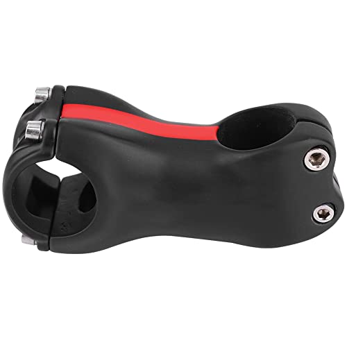 マットフルカーボンファイバーマイナス17°マウンテンバイクロードバイクハンドルバーステム (レッド70*31.8mm)