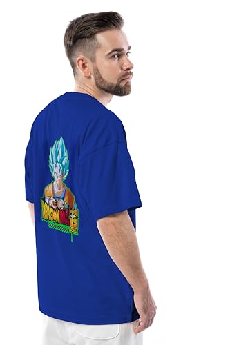 Image of Men's Teddy Oversized Printed Cotton Rich Round Neck Half Sleeves Tshirt