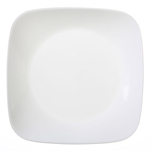 Corelle Square Pure White 8-3/4” Salad Plate (Set of 4)