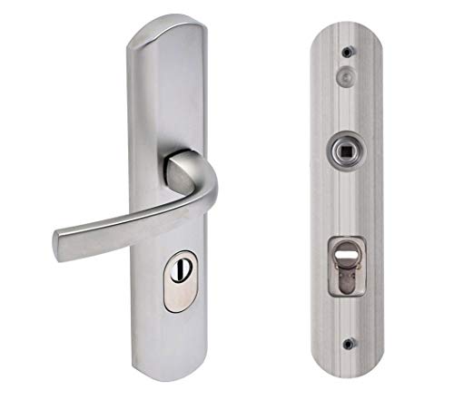 VACHETTE Poignée de Porte blindée Design MUZE Diamant Noir 195 mm