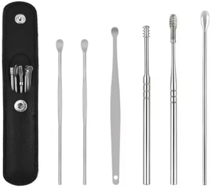 Stainless Steel Ear Wax Removal Tool Kit 6PCS with Case image 2