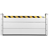 Reusable Baffle Flood Barrier Heavy Duty Unit Module Flood Protection Baffle Aluminum Barriers Board Detachable Diversions Board for Garage Door & Home Entry