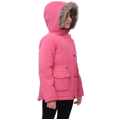 Rokka&Rolla Girls' Water-Resistant Sherpa Fleece Lined Puffer Jacket Winter Parka Coat4