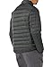 Amazon Essentials Men's Packable Lightweight Water-Resistant Puffer Jacket (Available in Big & Tall), Dark Grey, Large