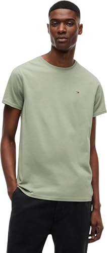 Tommy Jeans Herren TJM Xslim Jersey Tee Dm0Dm04411 S/S T-Shirt, Grün (Spring Olive), XXL 1