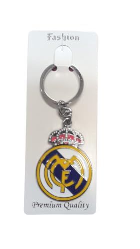 Iconic Keychains Real Madrid FC Logo Metallic Anti-Rust Keychain