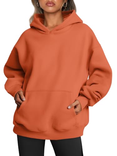 Image of Trendy Queen Women Oversized Hoodies Fall Outfits | Gentle Skin Feel, Aesthetic Drop Shoulder, Large Kangaroo Pocket, Seamless Daily Outfit Match