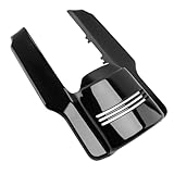 Guardabarros De Extensión Trasera For Motocicleta, Color Negro, Estirado, 7 Pulgadas, Compatible Con Harley Touring Electra Street Road Glide CVO Ultra Classic 1996-2008