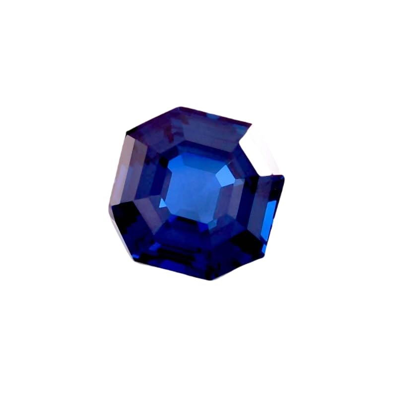 Tanzanite naturelle GH_NAT_11767 - Forme Asscher taillée 15x15mm pour création de bijou
