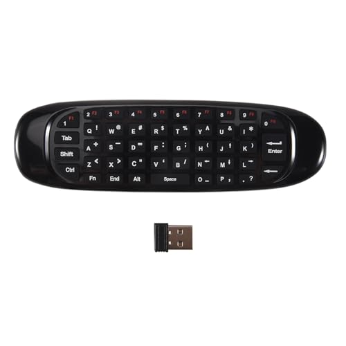  Fegtrty Mini Air Mouse Fly Air Mouse Tastiera Wireless Airmouse per 9.0 8.1 Android TV Box/PC/TV Smart TV Mini 2.4G(C120)