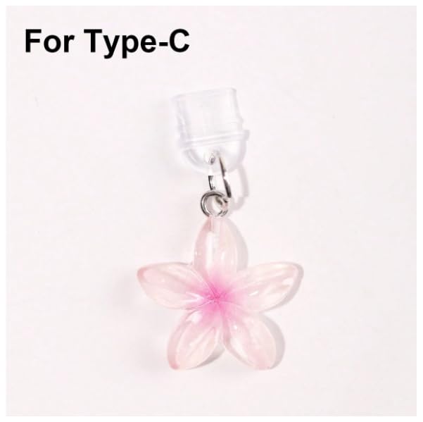Case Creation Bow Charm Charging Jack Protector Anti-dust Plugs for USB-C Port Type-C Rhinestone Cute Cap Compatible with Smartphones, Tablets, Laptops (Pastel Pink Dust Plug Charm, Pack of 1) — Amazon image 5