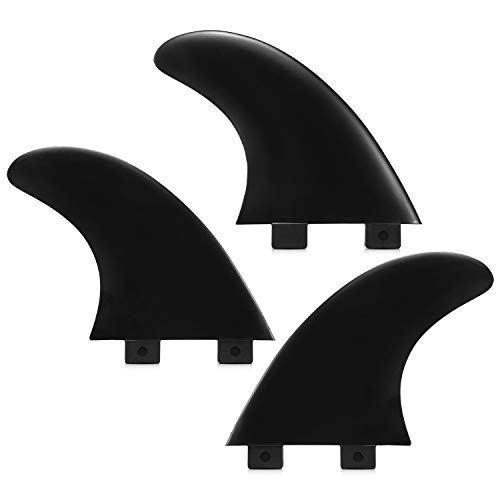 Lixada Aletas de Surf FCS Nylon de Fibra de Vidrio Aleta Tabla de Surf 3PCS / 2PCS GL/GX / M5 / G5 Accesorios para Tabla de Surf