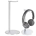Produktbild Kopfhörer-Halterung für Schreibtisch-Headset-Hakenhalterung, Doppelstange silber