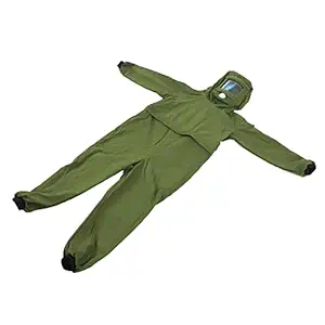 Ketsicart Sand Blasting Suit, Full Protection Sandblasting Clothing Anti Splash Reinforced Isolation for Removing Residues