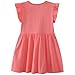AIWUHE Summer Princess Dress for Girls Cotton Sundress Princess Skirt Toddler Girls Short Sleeve Fashion Dress 67359 Pink Flower Mouse 5T