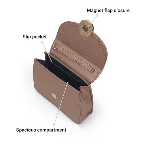 Image of Mochi Women Formal PU Soft Body Lock closure Solid Sling Bag with 1 Pocket and 1 compartments