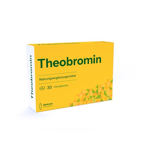 Theobromin - Hilft Nierensteinen vorzubeugen und sie aufzulösen - 30 Tabletten/500mg Devicare
