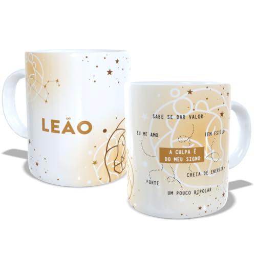 Caneca - signo de leão - “A culpa é do meu signo”