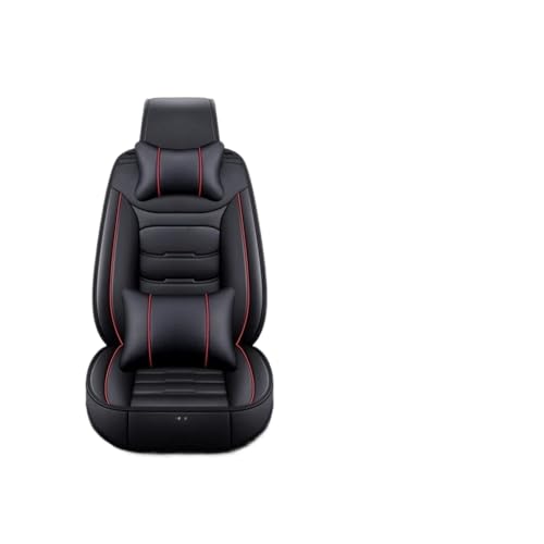 Housse de siège de voiture universelle noire et rouge pour Orlando et Epica