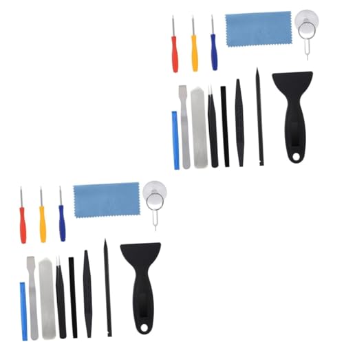 HEMOTON 28 Pcs Repair Kit Phone Opening Phone Opening Tool Disassemble Tool Screwdriver Tablet