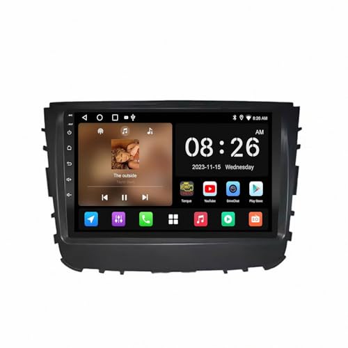 Carplay radio de coche para SsangYong Rexton 2018-2020, 4G+64G, pantalla HD y cámara trasera