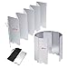 Plegable Pantalla Viento,RoadLoo 2 Piezas Aluminio de Aleación Viento Pantallas Parabrisas Portátil Estufa para Camping Cocina Cocina Estufa de Gas Senderismo Aleación Acampar Al Aire Libre