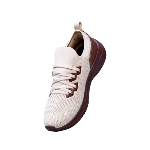 Image of Neeman's Ease Walk Snug Sneakers for Men | Breathable Knit, Stretchable Fit & Cushioned Comfort for Everyday Walking