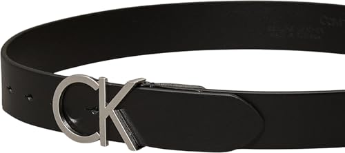 Calvin Klein Damen Gürtel Ck Logo Belt Ledergürtel, Schwarz (Black), 100 cm – Ansicht 3