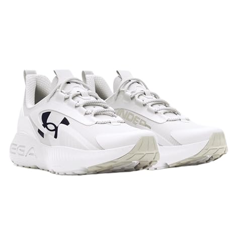 Under Armour Men's UA HOVR Mega 2 MVMNT Sportstyle Shoes Athletic Sneakers (White/107, US Footwear Size System, Adult, Men, Numeric, Medium, 8.5)3