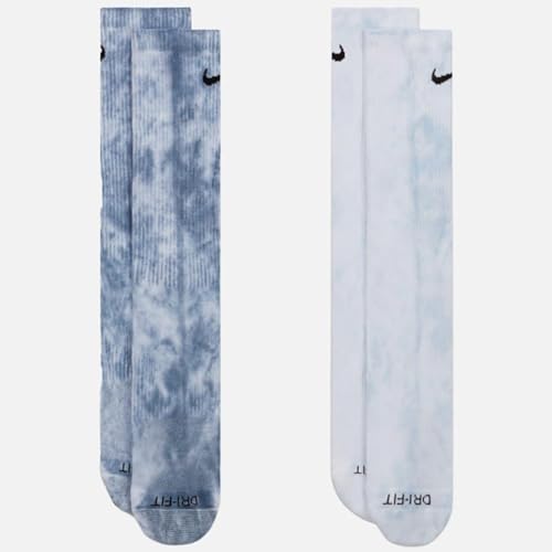 Nike Everyday Plus Cushioned Tie-Dye Crew Socks (2 Pairs) Adult D, Size XL3