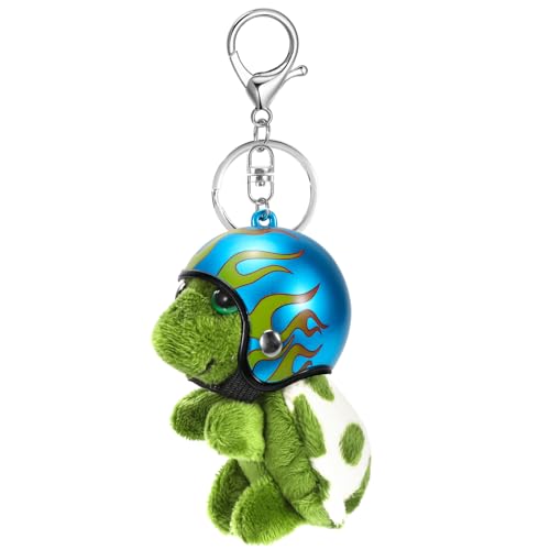 MWOOT Llaveros Bonitos de Peluche Suave con Tortuga Colgante Llaveros personalizados para Llaveros de Coche Mochila Bolso Abalorios para Mujeres Niñas