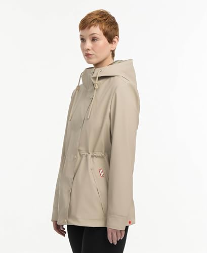 Hunter Women's Abbey Short Rubberized Rain Jacket3