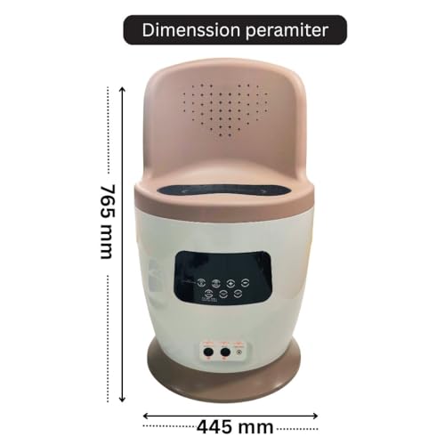 Image of Tattum Heating Seating Therapy Machine For Men Women | Electric Herbal Steam Seat for Pain Relief, Detox, Period Cramp Relief & Pelvic Wellness | Moxibustion, light wave, pulse