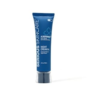 Serious Skincare A Defiance Intensive Retinol Night Cream A – Moisturizer for Dry Skin, Lines and Wrinkles – Deep Hydration for Face and Neck – 2 Fl. Oz.