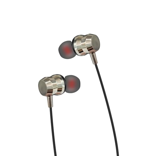 Image of HITECH Dual Thump Wireless Neckband, Bluetooth 5.4, 100 Hours Music Playtime, 3000 Hours Standby, Heavy Bass, Soft Silicone