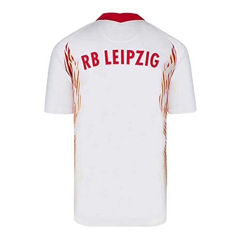Nike RB Leipzig BRT Stad - Camiseta para Hombre, Deutscher Fussball, Evergreen, Camiseta del Equipo RB Leipzig BRT Stad., Hombre, Color Blanco/Rojo, tamaño Medium