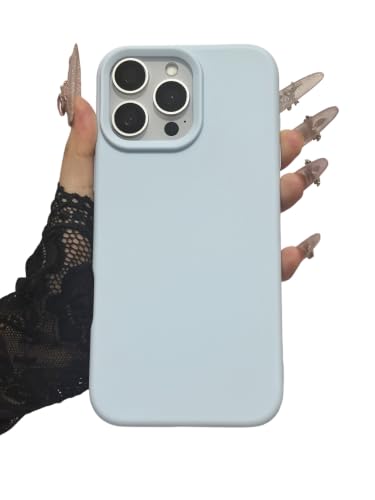 Coque compatible avec iPhone 16 Pro silicone bleu pour le quotidien