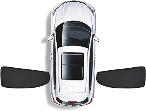 Sonnenschutz Auto Auto-Seitenfenster-Sonnenschutz Für V40, F/R, 6-teilig, UV-blockierender Sichtschutz Sonnenblende(D/2Pcs(Rear))