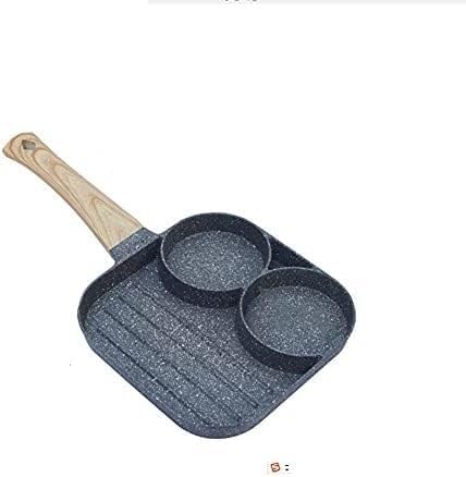 Frying pan  Frying Pot Pan Thickened Omelet Pan Non-Stick Egg Pancake Steak Pan Cooking Egg Ham Pans Breakfast Maker Cookware2 Hole Suit